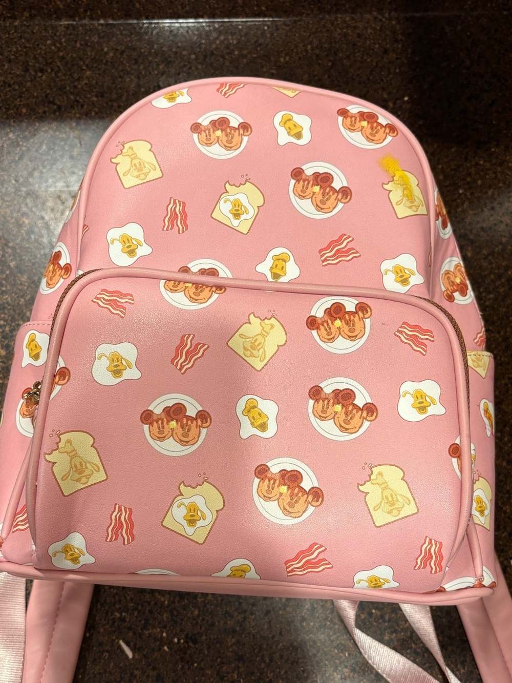 Danielle Nicole Pink Disney Mickey & Friends Breakfast Mini Backpack
